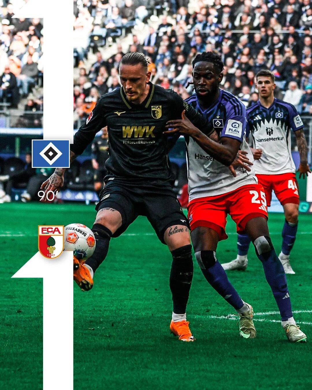 德甲联赛：奥格斯堡中卫停赛，霍芬海姆一泻千里